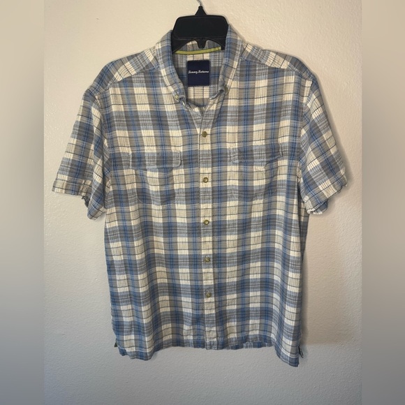 Tommy Bahama 100% Silk Button Down Shirt - Picture 1 of 5